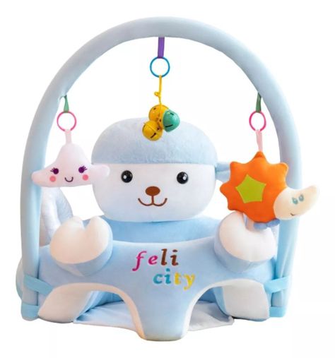 Asiento Niños Sonajero Apoyo Bebe Niños Guagua Felpa Rondon-4