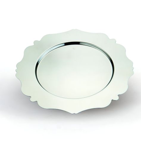 Set de 3 Plato Base Decorativo 33cm Eventos Mesa Jhn-1
