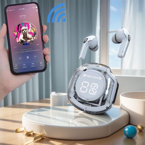 Auriculares Inalámbricos T8 con Bluetooth Pantalla Led Lau-1