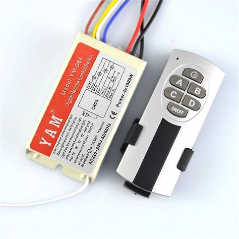 Interruptor Inalámbrico Pared Switch Cuatro Vías Rondon-1
