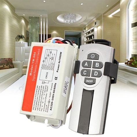 Interruptor Inalámbrico Pared Switch Cuatro Vías Rondon-2