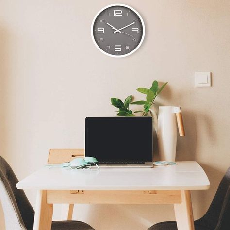 Reloj Pared Hogar Silencioso Decoracion Moderno Sala Jer-1