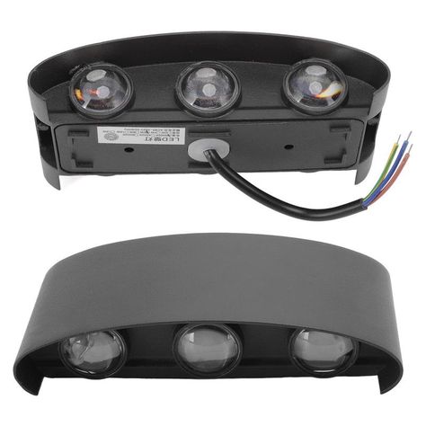 Set 2 Apliques Moderno LED 6W Sala Porche Patio Garaje Lau-1