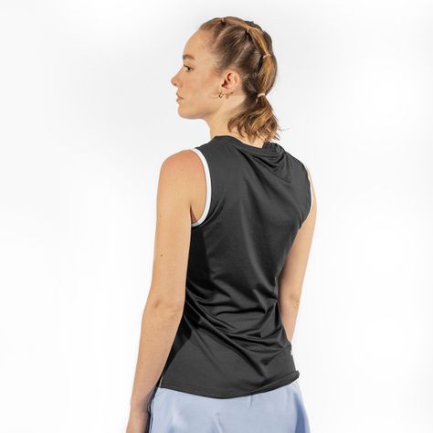 Camiseta Deportiva Active Mujer Korde Negro-1