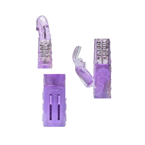 VIBRADOR CONEJO ROTADOR Y ESTIMULADOR 21.5-1