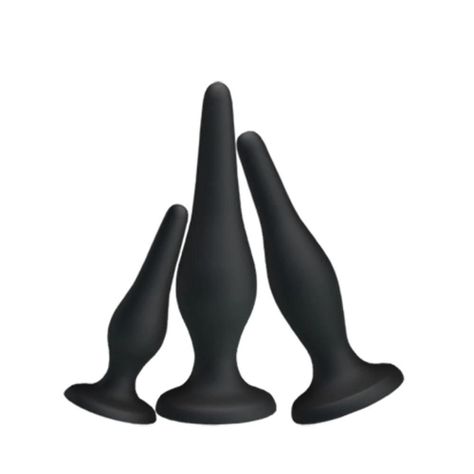 KIT PLUG ANAL BEGINNERS PRETTY LOVE - SILICONA -2