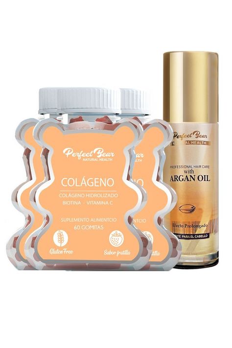 Colageno Hidrolizado  3 meses + Aceite de Argan-0