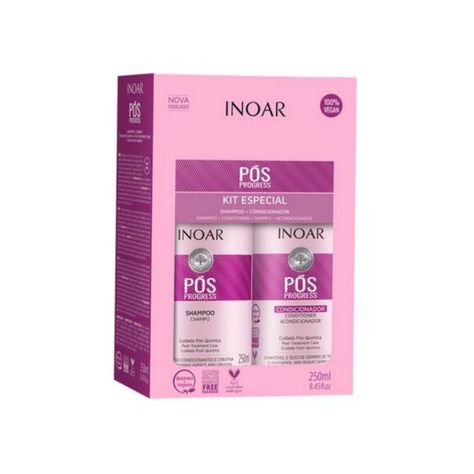 Kit Duo Shampoo Y Acondicionador Inoar Pos Progress 250gr-1