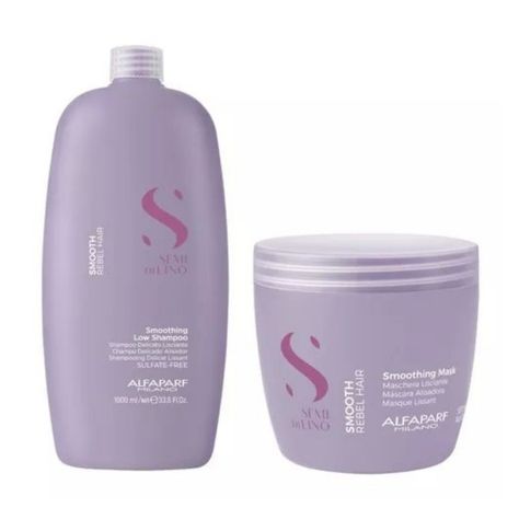 Pack Shampoo Y Mascara Smoothing Alisadora Alfaparf 1lt-0