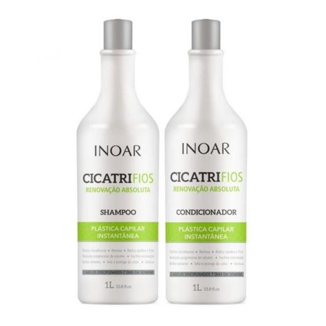Set Cicatrifios Inoar Shampoo Y Acondicionador Renovacion Absoluta 1LT-0