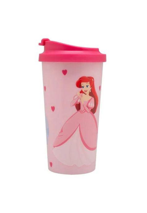 Vaso Mug Venti Con Tapa 480ml Princesas-0