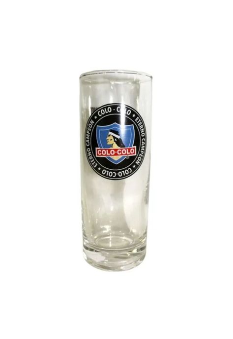 Set 2 Vasos de Vidrio Cerveceros 300ml Colo Colo-1