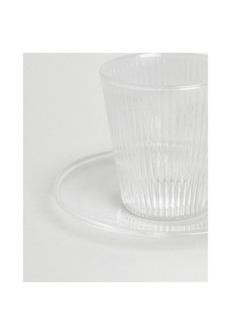 Set 4 Tazas Con Plato Espresso para Té o Café Glasso 110ml-6