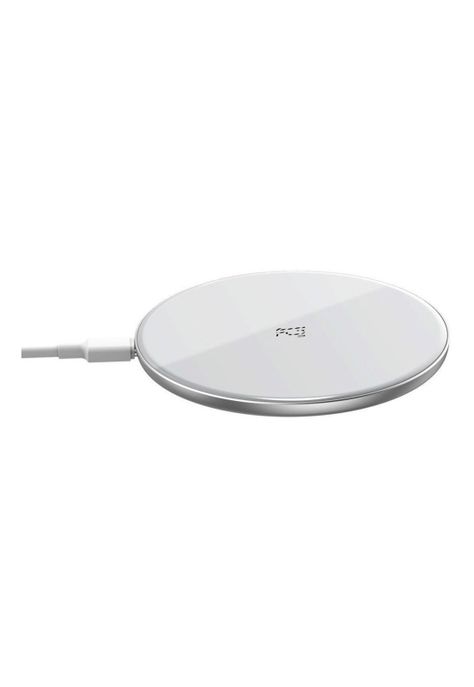 Base Cargador Inalámbrico Blanco Baseus 15W Compatible con IOS/Android-1