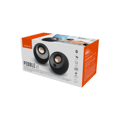 Parlante Creative Pebble V3  Bluetooth 5.0-6