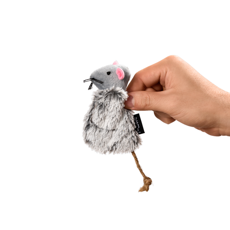 Juguete Gato Mimo Ratoncito Catnip Gris PP135-1