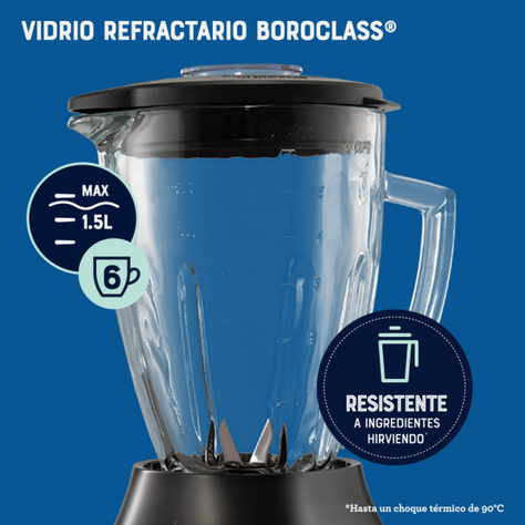 Licuadora Oster Tecnologia Reversible 3 Vel y Pulso Roja-3