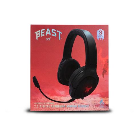 Audifono Gamer STF Muspell Extreme 7.1 Negro-6