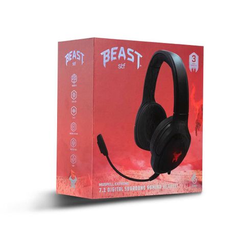 Audifono Gamer STF Muspell Extreme 7.1 Negro-7