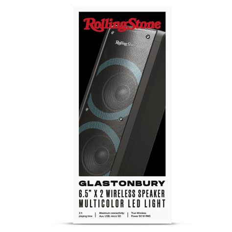 Parlante Inalambrico Con Luz Rolling Stone Glastonbury-4