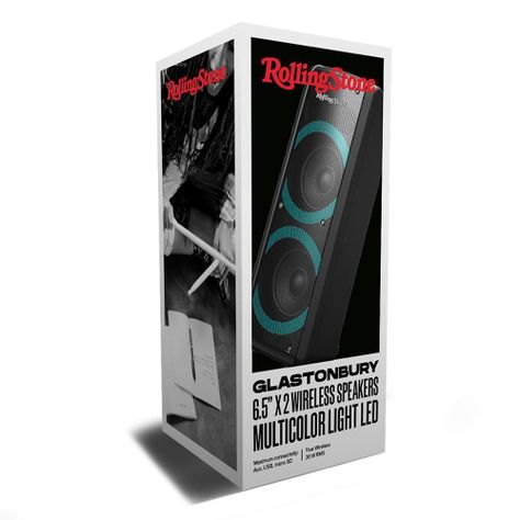 Parlante Inalambrico Con Luz Rolling Stone Glastonbury-6