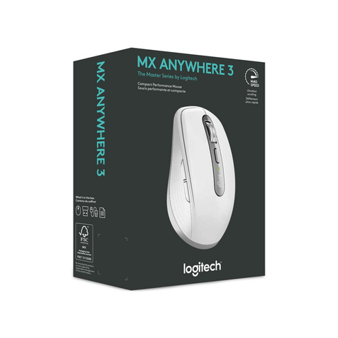 Mouse Inalambrico Logitech MX Anywhere 3 Blanco-7