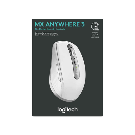 Mouse Inalambrico Logitech MX Anywhere 3 Blanco-8