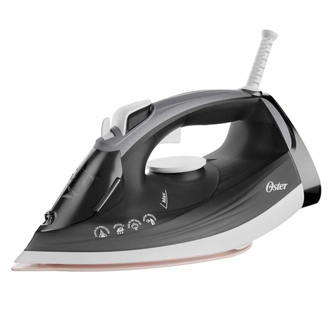 Plancha a Vapor Oster Base Ceramica Grande Gris-0