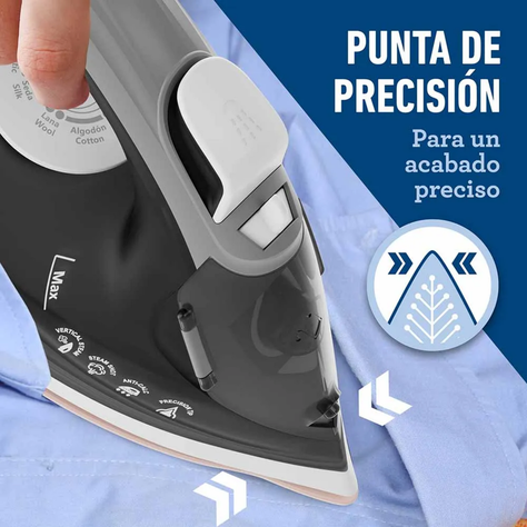 Plancha a Vapor Oster Base Ceramica Grande Gris-3