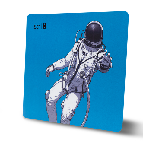 Pack 3 En 1 STF  Mouse Audifono Mouse Pad Astronauta-3