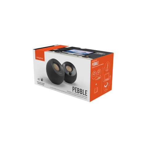 Parlante Creative Pebble Negro-3