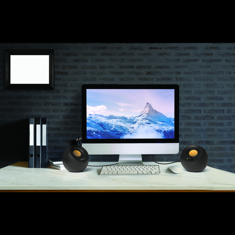 Parlante Creative Pebble Negro-7