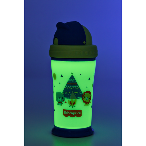 Vaso Playful Fisher Price Glow in the Dark Azul Star BB1128-3