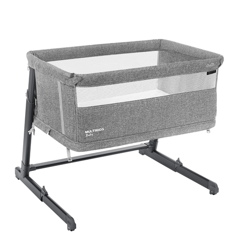 Cuna 3 En 1 Multikids Baby Nest Gris BB710SA-1
