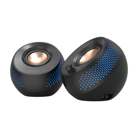 Parlante Creative Pebble X Negro MF1715-0