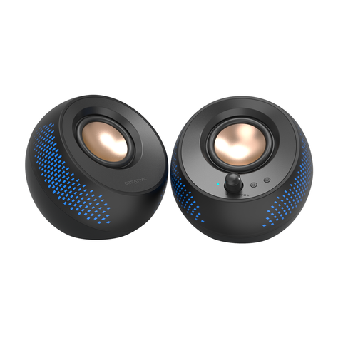 Parlante Creative Pebble X Negro MF1715-2