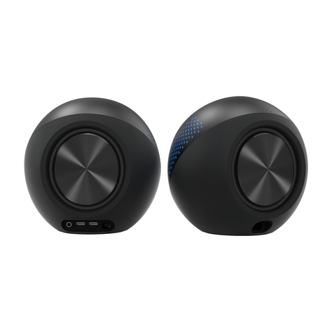 Parlante Creative Pebble X Negro MF1715-5