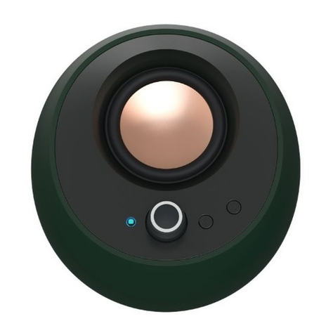 Parlante Creative Pebble Pro MF1710 Verde-3