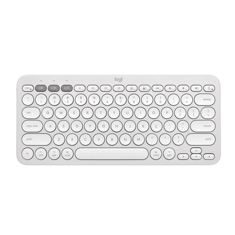 Teclado Logitech Pebble 2 K380S Blanco Español-0
