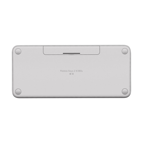 Teclado Logitech Pebble 2 K380S Blanco Español-1