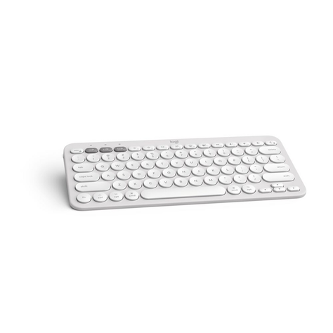 Teclado Logitech Pebble 2 K380S Blanco Español-3