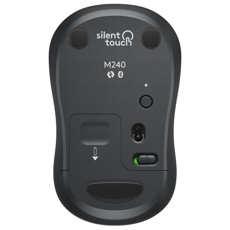 Mouse Bluetooth Logitech M240 Silent Grafito-1