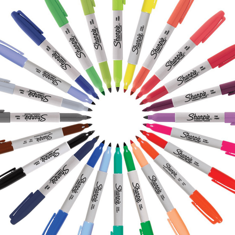 Set de Lapices Sharpie 24 Unidades Punta Fina Colores-1