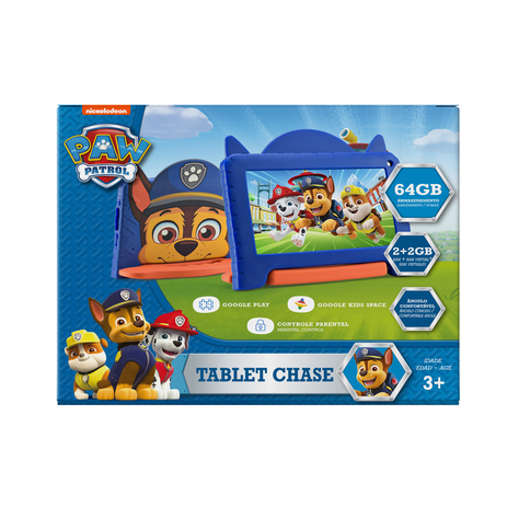 Tablet Para Niños Paw Patrol Chase 2-64 GB 7 Pulg Multilaser-3