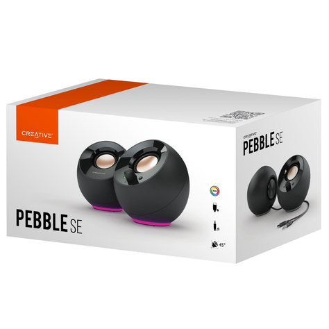 Parlante Creative Pebble SE Negro MF1725-1