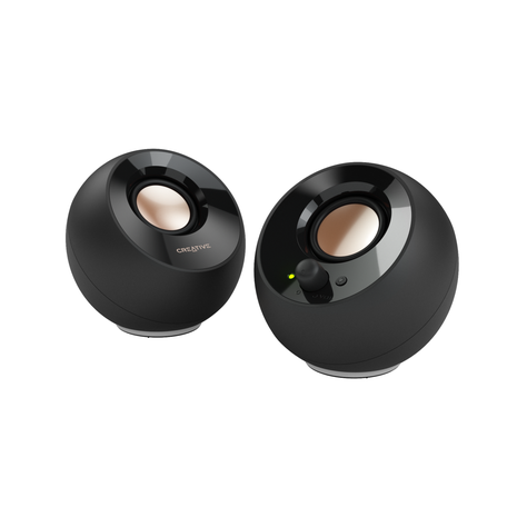 Parlante Creative Pebble SE Negro MF1725-3