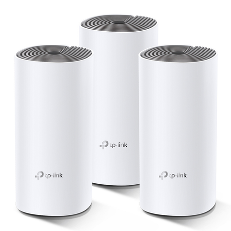 Sistema Wifi Mesh Full Cobertura Tp-link Deco E4 Ac1200 Pack-0