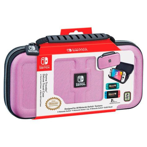 RDS ESTUCHE DE VIAJE PARA NINTENDO SWITCH ROSADO-0