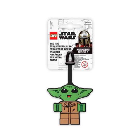ETIQUETA DE BOLSA DE LEGO STAR WARS GROGU SMILE BAG TAG-0