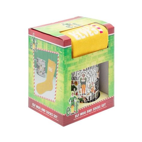 MEDIAS Y TAZA DE ELF MUG AND SOCKS-1